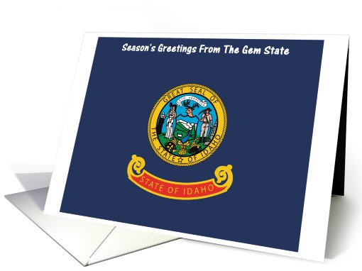 Christmas - Season's Greetings From Idaho - Blank card (565645)