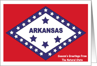 Christmas - Season’s Greetings From Arkansas - Blank Card