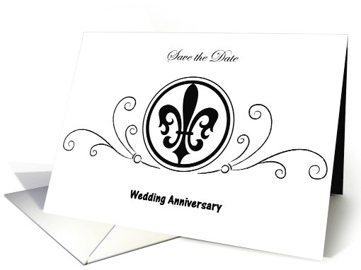 Save the Date - Wedding Anniversary card (565705)