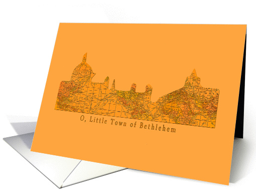 O Little Town of Bethlehem card (872630)