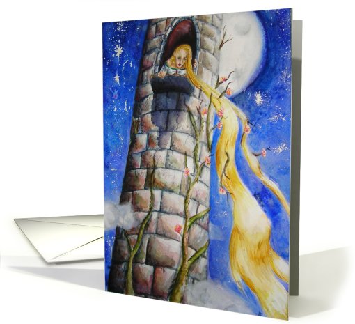 Rapunzel card (561903)