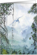 Misty mountain dragon card
