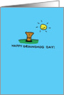 Happy Groundhog Day card