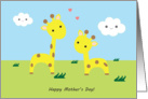 Giraffe Mother & Baby - Happy Mother’s Day! card