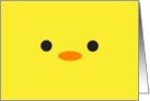Yellow Baby Bird - Blank Inside card