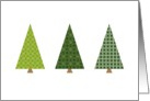 Christmas Trees card