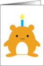 Happy Birthday Hamster card