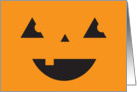 Jack O’Lantern Pumpkin Face card