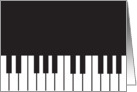 Piano card