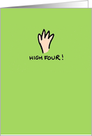 Congratulations! - High Four card
