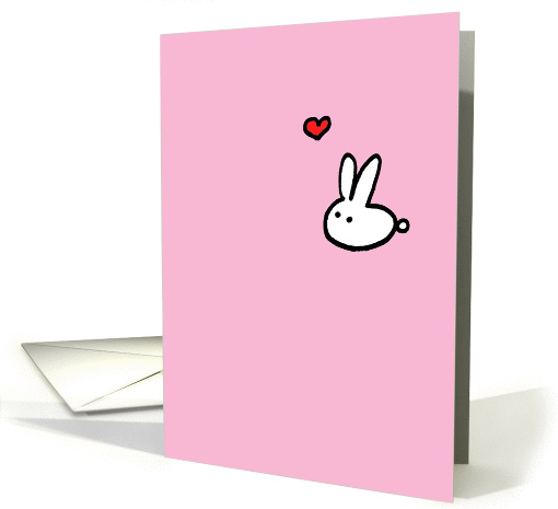 Happy Easter - Bunny card (1015427)
