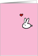 Happy Easter - Bunny card