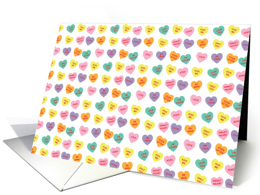 Candy Hearts card (1202222)
