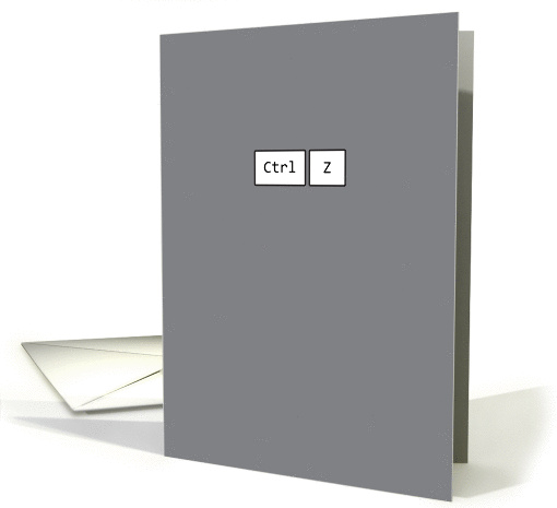 Ctrl Z - Blank Inside card (1275360)