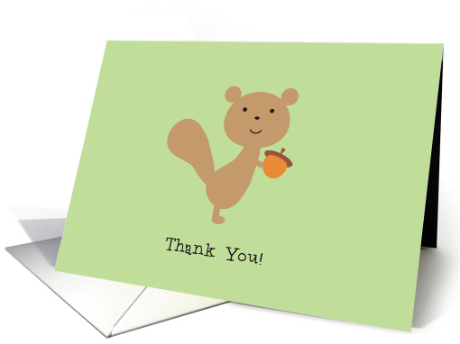 Squirrel - Thank You! card (1276570)