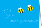 Bee My Valentine card