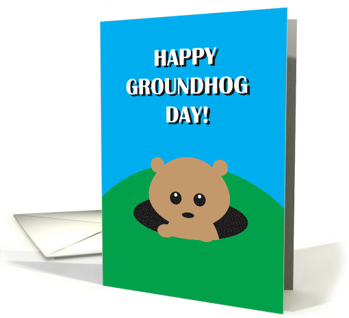 Happy Groundhog Day card (553961)