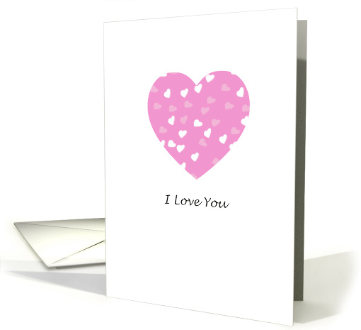 I Love You Heart card (561824)