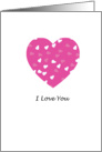 I Love You Heart card