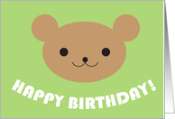 Happy Birthday Bear card