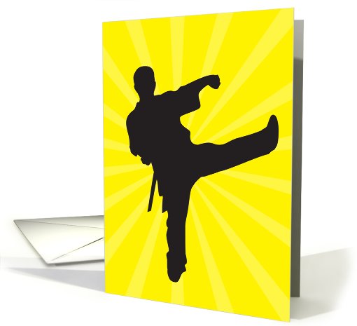 Martial Arts Yellow card (569194)