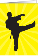 Martial Arts Yellow card