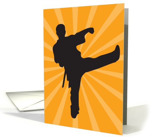 Martial Arts Orange card (569209)
