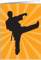 Martial Arts Orange card
