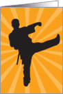 Martial Arts Orange card