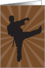Martial Arts Brown card