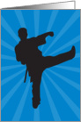 Martial Arts Blue card