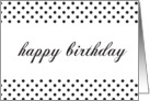 Happy Birthday - Polka Dot card