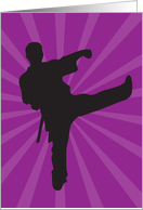 Martial Arts Purple card