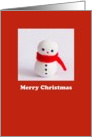 Merry Christmas - Snowman card