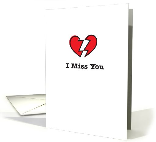 I Miss You card (704663)
