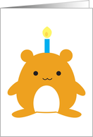 Happy Birthday Hamster card