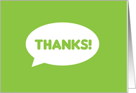 Thanks! card
