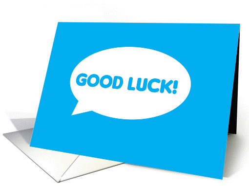 Good Luck! card (937903)
