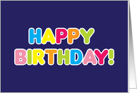 Happy Birthday card