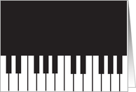 Piano card
