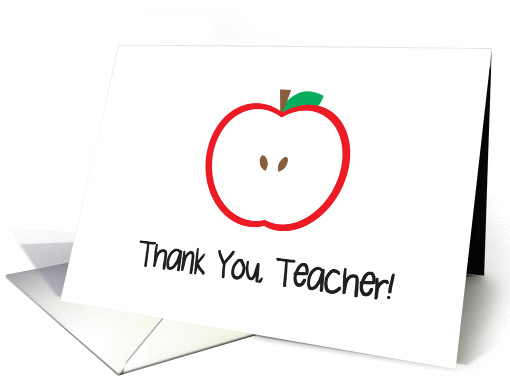 Thank You, Teacher! card (946029)