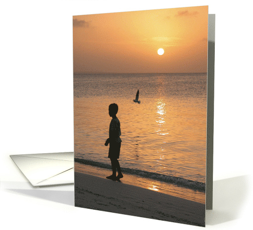 Walk on the Beach card (543236)