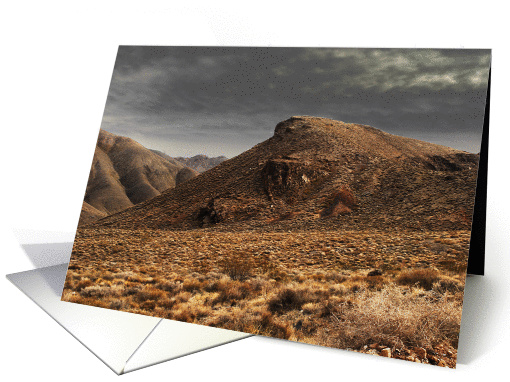 Golden Canyon in Death Valley, solarized card (892156)