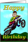 Birthday Moto X Rider card