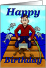 Birthday Fisherman card