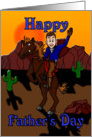 Cowboy Happy father’s day card