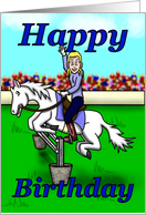 Birthday Equestrian horse card