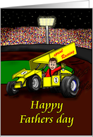 Sprint racer Father’s day card