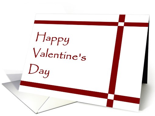 valentine's lines card (551299)