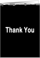 thank u card